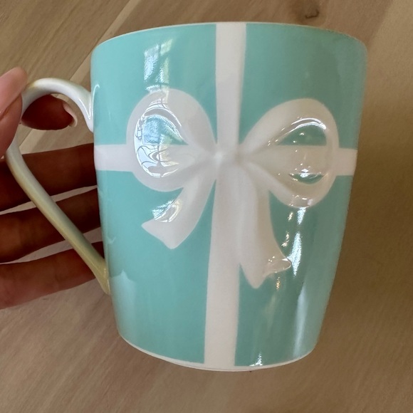 Tiffany & Co | Blue & White Bow Coffee Mug / Tea Coffee Cup Made In Japan - Picture 6 of 6